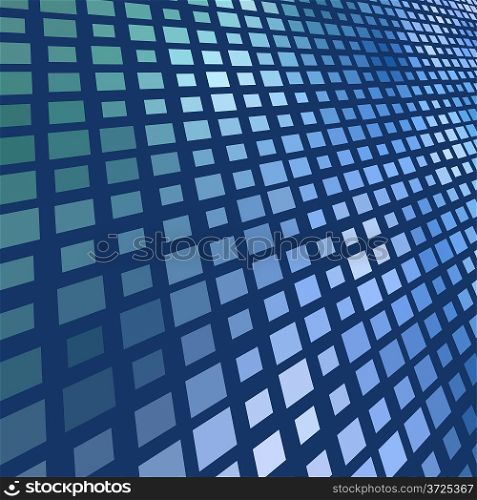 Abstract dark blue mosaic background.