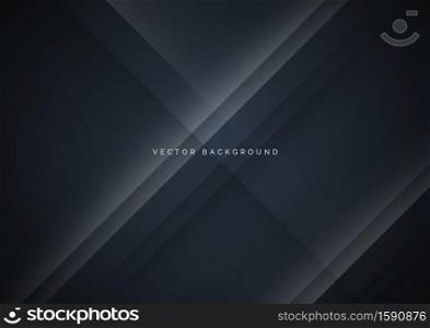 Abstract dark diagonal background and texture. You can use for ad, poster, template, business presentation. Vector illustration