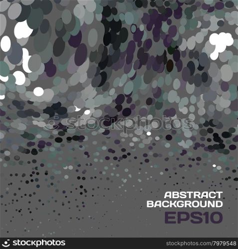Abstract dark dotted background of multicolored spots with space for text. Abstract dark dotted background of multicolored spots with space