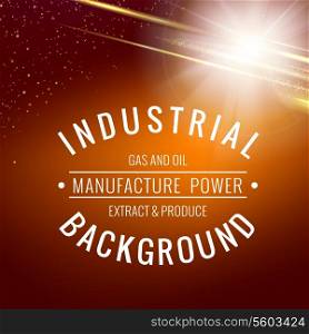 Abstract dark industrial background for card. Vector illustration.