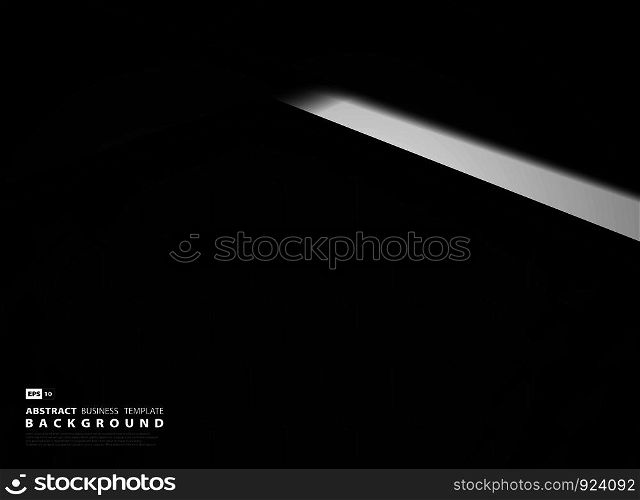 Abstract dark template technology background of hexagonal pattern. Use for presentation, pattern design, ad, poster, template, design, annual report. illustration vector eps10