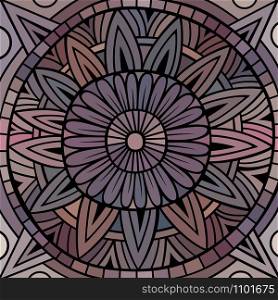 Abstract decorative floral tribal vector ethnic background. Abstract vector ethnic background