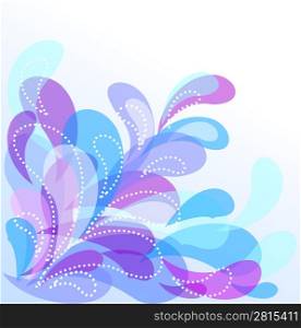 Abstract decorative water background with a place for your text