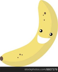 Abstract delicious banana vector image