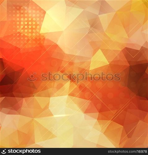 Abstract design background in warm colours