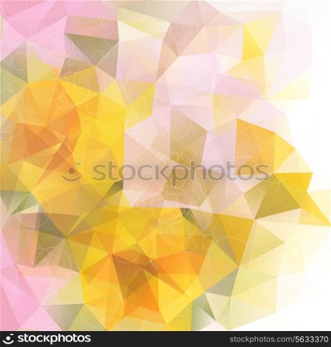 Abstract design background in warm colours