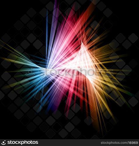 Abstract design background using rainbow colours