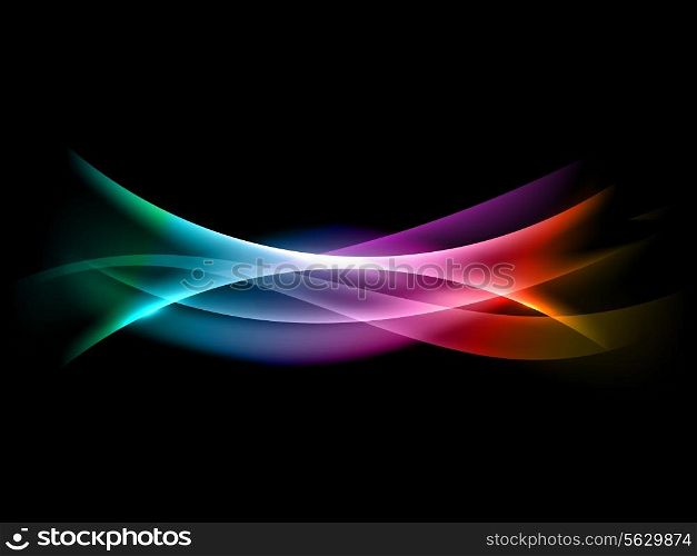 Abstract design background with flowing lines