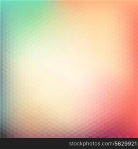 Abstract design background with hexagon shapes