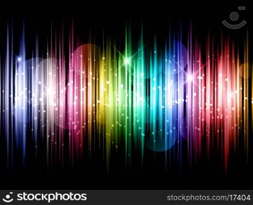 Abstract design background with sparkles and stars