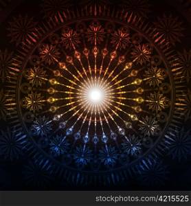 abstract design decorated vector background. eps10