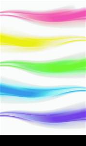 Abstract design element, web wave banner/header (set of 5 in different colors)