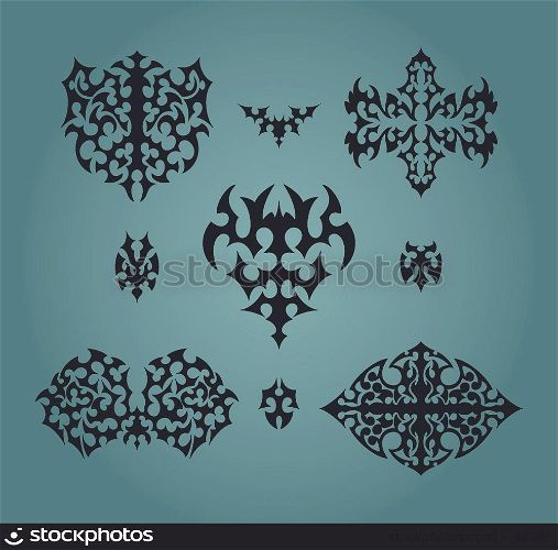 Abstract Design Elements Set