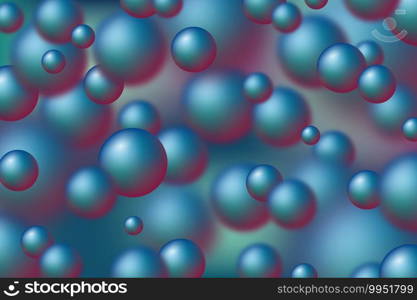 Abstract design of hologram gradient orb design of 3D overlapping template. Mesh style of fluid futuristic background. illustration vector