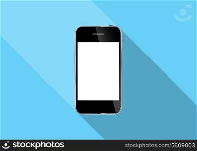 Abstract Design Realistic Mobile Phone Vector Illustration
