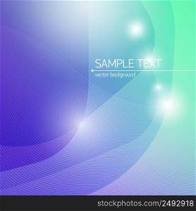 Abstract design science background with text field lines and light effects flat vector illustration. Science Abstract Background