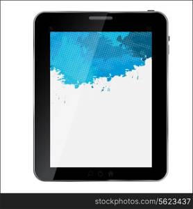 Abstract design Tablet. Vector illustration