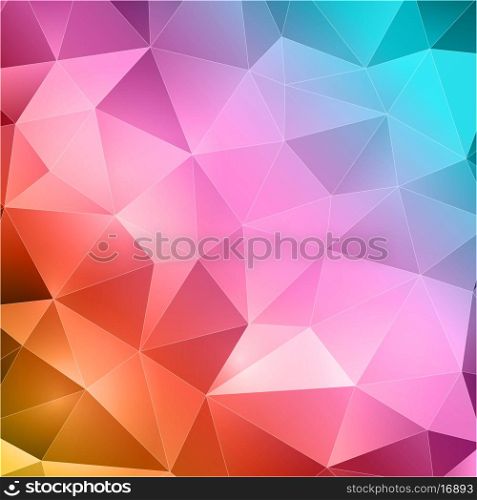 Abstract design with a triangular design