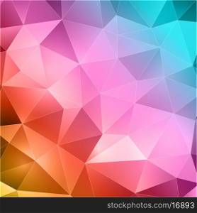 Abstract design with a triangular design