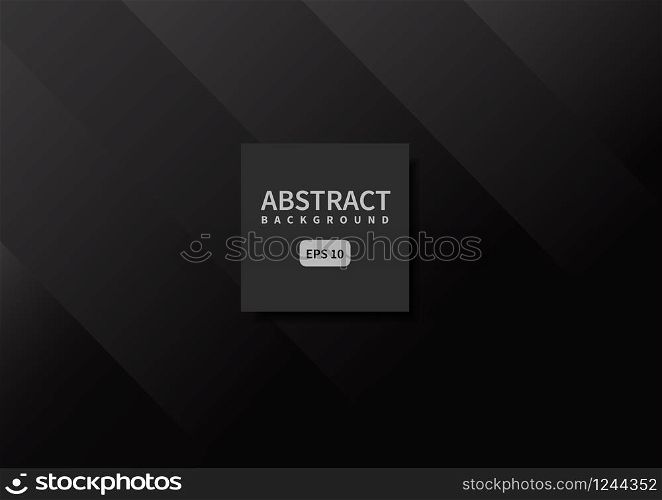 Abstract diagonal black background. Style Modern. Vector illustration