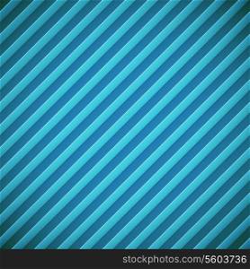 Abstract diagonal bumped stripes blue vector background.