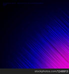 Abstract diagonal lines on blue and pink background technology futuristic concept. Vector illustration