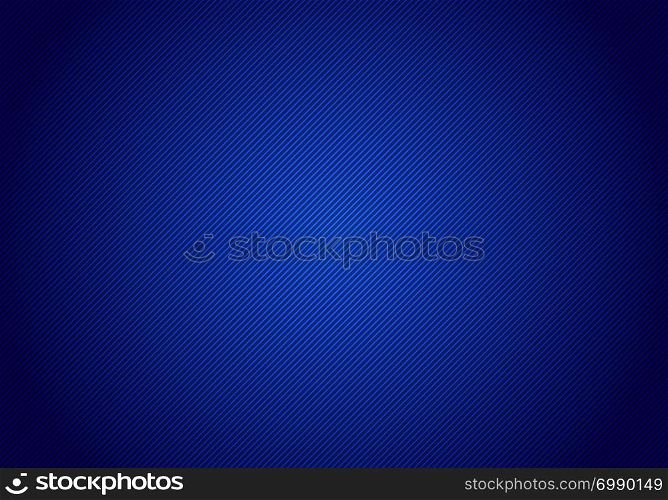 Abstract diagonal lines striped blue gradient background and texture for your business. Vector illustration