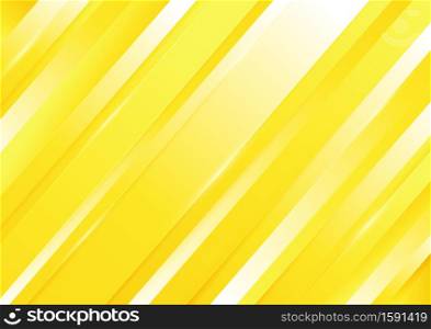 Abstract diagonal vibrant yellow, white background. Technology concept. You can use for template brochure design. poster, banner web, flyer, etc. Vector illustration
