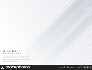 Abstract diagonal white background. You can use for ad, poster, template, business presentation. Vector illustration