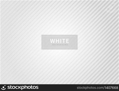 Abstract diagonal white background.You can use for template brochure design. poster, banner web, flyer, etc. Vector illustration