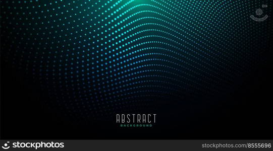 abstract digital particles background with glowing light
