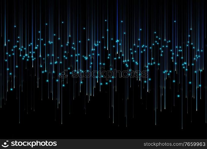 Abstract digital particles. Vector abstract big data visualization. Blue flow of data as numbers strings. Information code representation. Cryptographic analysis concept. Bitcoin, blockchain transfer.. Abstract digital particles. Vector abstract big data visualization.