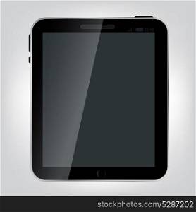 Abstract digital tablet vector illustration