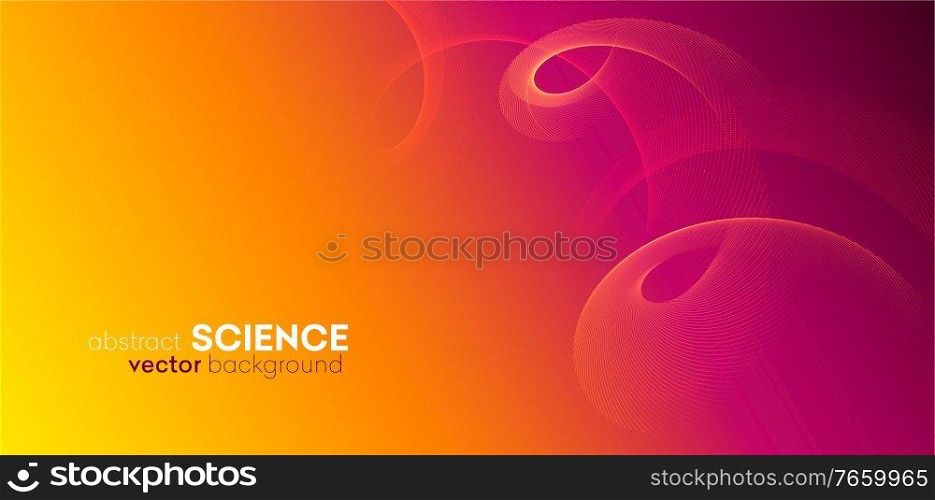 Abstract digital wave particles on yellow and red background. Big data visualization concept. Vector Illsutration.. Abstract digital wave particles background. Big data visualization concept. Vector Illsutration.