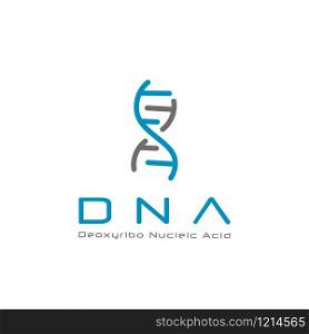 Abstract DNA logo design