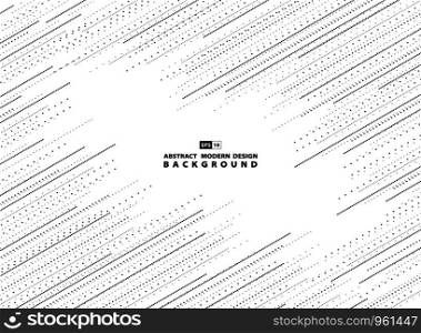 Abstract dot line pattern simple tech on white background. Use for poster, artwork, template design, ad. illustration vector eps10