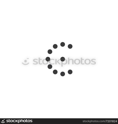 Abstract dots logo vector business template