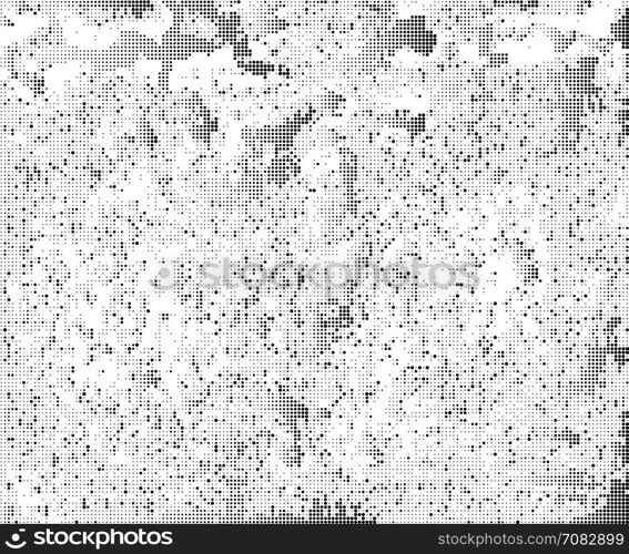 Abstract dotted halftone background. Vector backdrop from dots