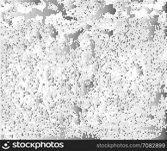 Abstract dotted halftone background. Vector backdrop from dots