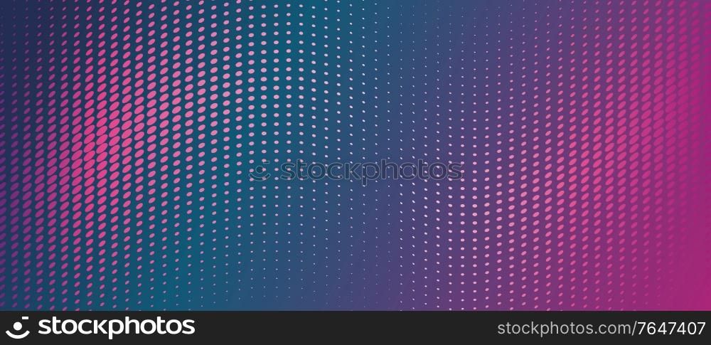 Abstract dotted pattern. Circle halftone dots vector texture background.