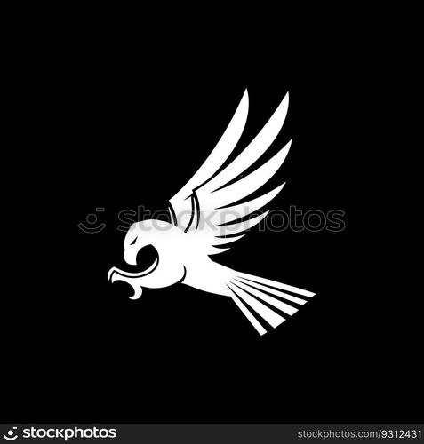 abstract Eagle fly logo vector