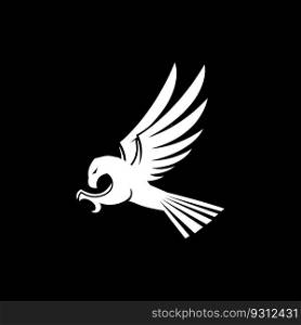 abstract Eagle fly logo vector