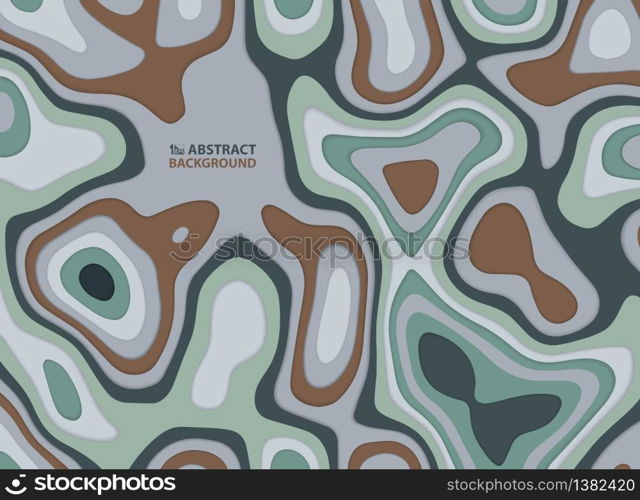 Abstract earth tone color of design shape artwork background. Decorate for ad, poster, template design, print. illustration vector eps10