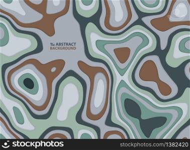 Abstract earth tone color of design shape artwork background. Decorate for ad, poster, template design, print. illustration vector eps10