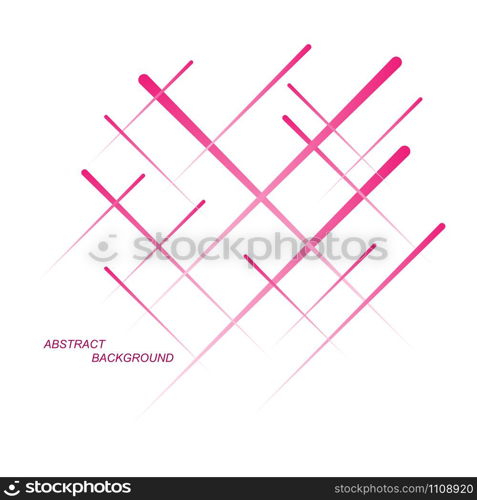 Abstract editable background with diagonal intersecting rays. Isolated on a white background.