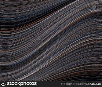 Abstract editable vector background illustration of fine lines