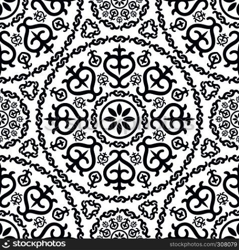 Abstract Elegance Seamless Pattern with floral background. Elegance Pattern