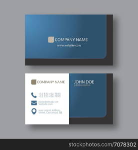 Abstract Elegant Business Card Template.