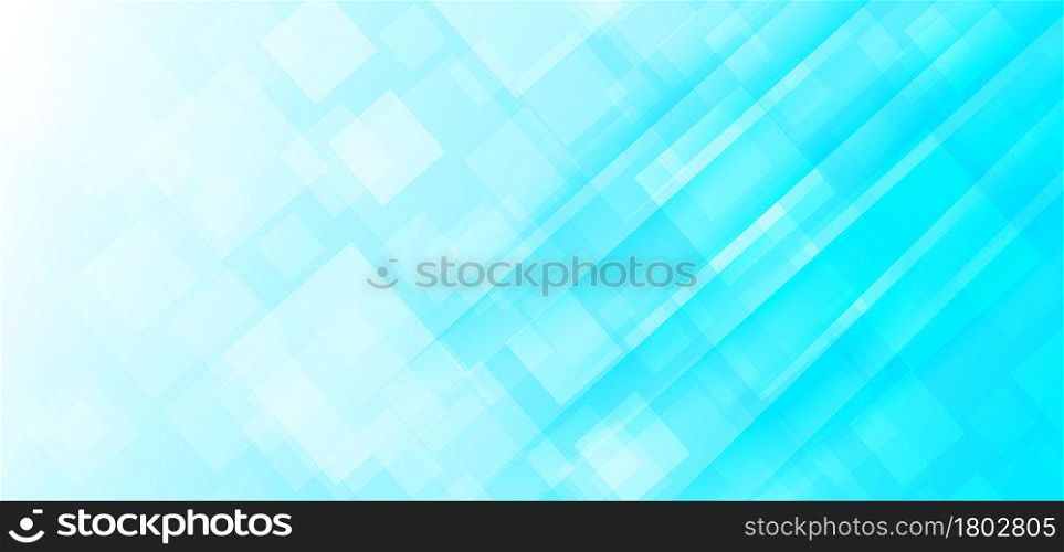 Abstract elegant diagonal soft blue background with squares pattern overlapping texture. You can use for ad, poster, template, business presentation. Vector illustration
