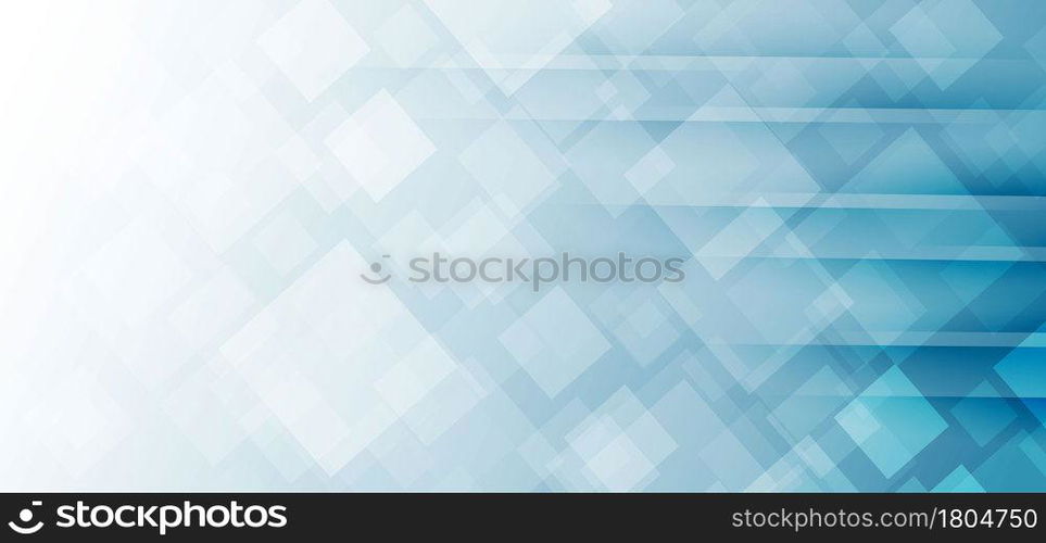 Abstract elegant diagonal soft blue background with squares pattern overlapping texture. You can use for ad, poster, template, business presentation. Vector illustration